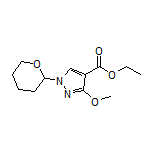 Ethyl 3-Methoxy-1-(tetrahydro-2H-pyran-2-yl)pyrazole-4-carboxylate