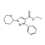 Ethyl 3-Phenyl-1-(tetrahydro-2H-pyran-2-yl)pyrazole-4-carboxylate