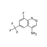 8-Fluoro-6-(trifluoromethyl)cinnolin-4-amine