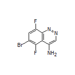 6-Bromo-5,8-difluorocinnolin-4-amine