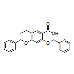 2,4-Bis(benzyloxy)-5-isopropylbenzoic Acid