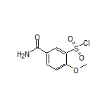 5-Carbamoyl-2-methoxy-1-benzenesulfonyl Chloride