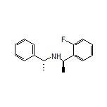 (R)-1-(2-Fluorophenyl)-N-[(R)-1-phenylethyl]ethanamine