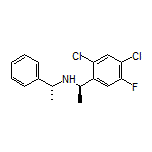 (R)-1-(2,4-Dichloro-5-fluorophenyl)-N-[(R)-1-phenylethyl]ethanamine