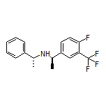 (R)-1-[4-Fluoro-3-(trifluoromethyl)phenyl]-N-[(R)-1-phenylethyl]ethanamine