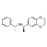 (R)-1-(2,3-Dihydrobenzo[b][1,4]dioxin-6-yl)-N-[(R)-1-phenylethyl]ethanamine