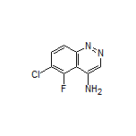 6-Chloro-5-fluorocinnolin-4-amine