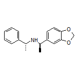 (R)-1-(Benzo[d][1,3]dioxol-5-yl)-N-[(R)-1-phenylethyl]ethanamine