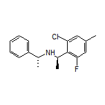 (R)-1-(2-Chloro-6-fluoro-4-methylphenyl)-N-[(R)-1-phenylethyl]ethanamine