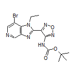 4-(7-Bromo-1-ethyl-1H-imidazo[4,5-c]pyridin-2-yl)-N-Boc-1,2,5-oxadiazol-3-amine