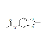 2-Methylbenzo[d]thiazol-5-yl Acetate