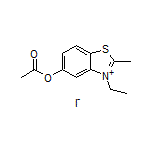 5-Acetoxy-3-ethyl-2-methylbenzo[d]thiazol-3-ium Iodide