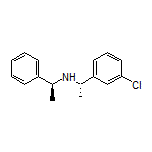 (S)-1-(3-Chlorophenyl)-N-[(S)-1-phenylethyl]ethanamine