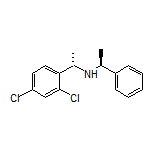 (S)-1-(2,4-Dichlorophenyl)-N-[(S)-1-phenylethyl]ethanamine