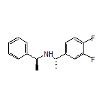 (S)-1-(3,4-Difluorophenyl)-N-[(S)-1-phenylethyl]ethanamine