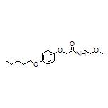 N-(2-Methoxyethyl)-2-[4-(pentyloxy)phenoxy]acetamide