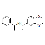 (S)-1-(2,3-Dihydrobenzo[b][1,4]dioxin-6-yl)-N-[(S)-1-phenylethyl]ethanamine