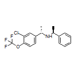 (S)-1-[3-Chloro-4-(trifluoromethoxy)phenyl]-N-[(S)-1-phenylethyl]ethanamine