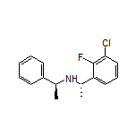 (S)-1-(3-Chloro-2-fluorophenyl)-N-[(S)-1-phenylethyl]ethanamine