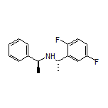 (S)-1-(2,5-Difluorophenyl)-N-[(S)-1-phenylethyl]ethanamine