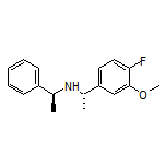 (S)-1-(4-Fluoro-3-methoxyphenyl)-N-[(S)-1-phenylethyl]ethanamine