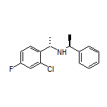 (S)-1-(2-Chloro-4-fluorophenyl)-N-[(S)-1-phenylethyl]ethanamine