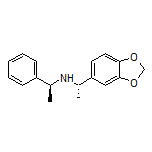 (S)-1-(Benzo[d][1,3]dioxol-5-yl)-N-[(S)-1-phenylethyl]ethanamine