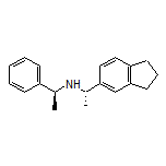 (S)-1-(5-indanyl)-N-[(S)-1-phenylethyl]ethanamine