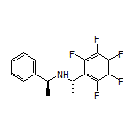 (S)-1-(Perfluorophenyl)-N-[(S)-1-phenylethyl]ethanamine