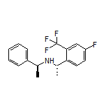 (S)-1-[4-Fluoro-2-(trifluoromethyl)phenyl]-N-[(S)-1-phenylethyl]ethanamine