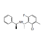 (S)-1-(2-Chloro-6-fluoro-3-methylphenyl)-N-[(S)-1-phenylethyl]ethanamine