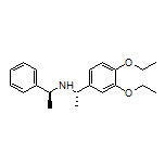 (S)-1-(3,4-Diethoxyphenyl)-N-[(S)-1-phenylethyl]ethanamine