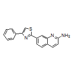 7-(4-Phenyl-2-thiazolyl)quinolin-2-amine