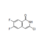 3-Chloro-6,7-difluoroisoquinolin-1(2H)-one