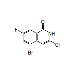 5-Bromo-3-chloro-7-fluoroisoquinolin-1(2H)-one