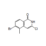 6-Bromo-3-chloro-5-methylisoquinolin-1(2H)-one