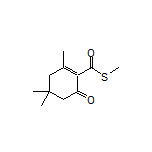 S-Methyl 2,4,4-Trimethyl-6-oxocyclohex-1-enecarbothioate