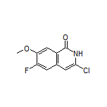 3-Chloro-6-fluoro-7-methoxyisoquinolin-1(2H)-one