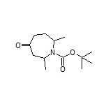 1-Boc-2,7-dimethylazepan-4-one