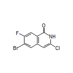 6-Bromo-3-chloro-7-fluoroisoquinolin-1(2H)-one