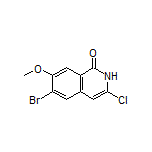 6-Bromo-3-chloro-7-methoxyisoquinolin-1(2H)-one