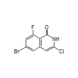 6-Bromo-3-chloro-8-fluoroisoquinolin-1(2H)-one