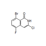 8-Bromo-3-chloro-5-fluoroisoquinolin-1(2H)-one