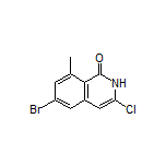 6-Bromo-3-chloro-8-methylisoquinolin-1(2H)-one