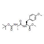 Methyl (S)-2-[(S)-2-(Boc-amino)propanamido]-3-(4-methoxyphenyl)propanoate