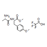 Methyl (S)-2-[(S)-2-Aminopropanamido]-3-(4-methoxyphenyl)propanoate Trifluoroacetate