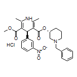 (S)-3-[(R)-1-Benzyl-3-piperidyl] 5-Methyl 2,6-Dimethyl-4-(3-nitrophenyl)-1,4-dihydropyridine-3,5-dicarboxylate Hydrochloride