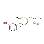 3-[(3R,4R)-1-[(S)-2-Amino-3-methylbutyl]-3,4-dimethyl-4-piperidyl]phenol