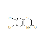 6-Bromo-7-chloro-2H-benzo[b][1,4]thiazin-3(4H)-one