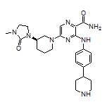 (R)-5-[3-(3-Methyl-2-oxo-1-imidazolidinyl)-1-piperidyl]-3-[[4-(4-piperidyl)phenyl]amino]pyrazine-2-carboxamide